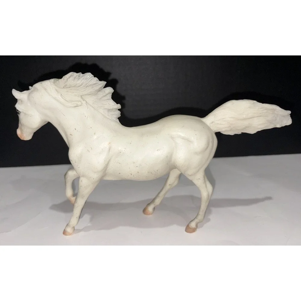 Vintage Breyer Andalusian Stallion Alabaster Horse Sears 1984 No 3060 Chris Hess